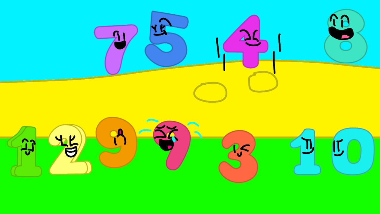 Wild numbers being silly by tylan678 on DeviantArt