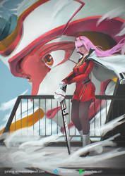 Zero Two x Strelitzia