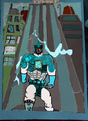 Twister Superhero Digital Comic Character by koustavmalick