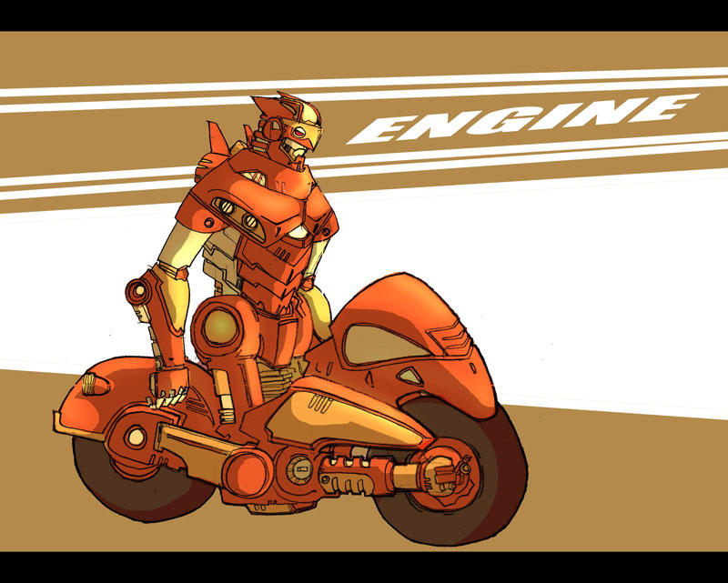 The Machine named Engine by HungryRiku on DeviantArt