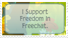 I Support Freedom in Freechat. by Roseyicywolf