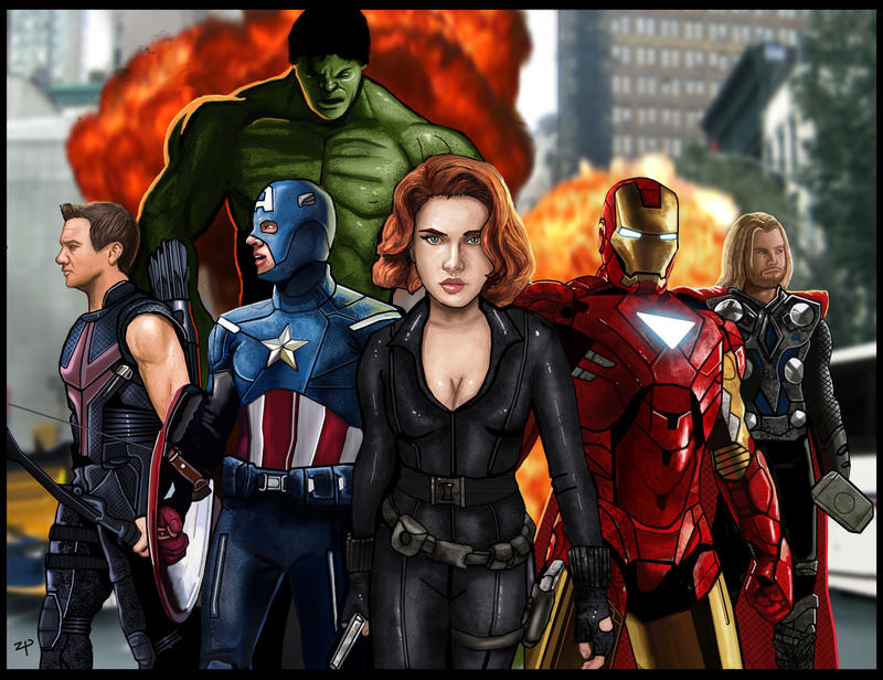 Avengers by BalthaZarDragon Avengers by BalthaZarDragon