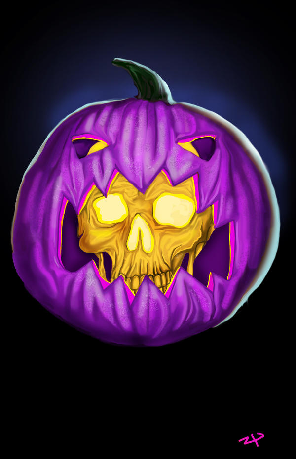 Purple Pumpkin People Eater by HeroforPain