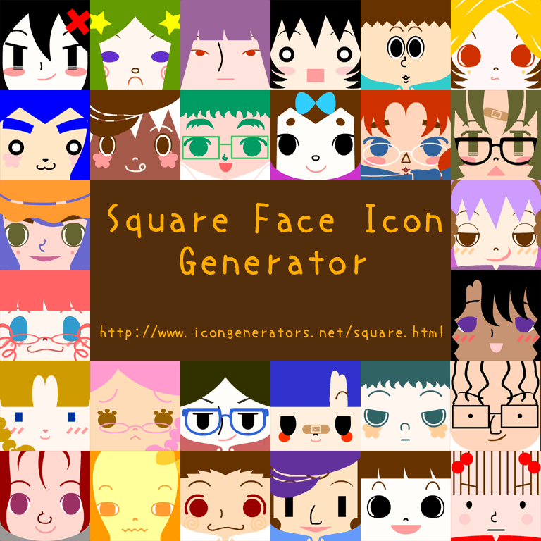 Square Face Icon Generator by h071019 on DeviantArt