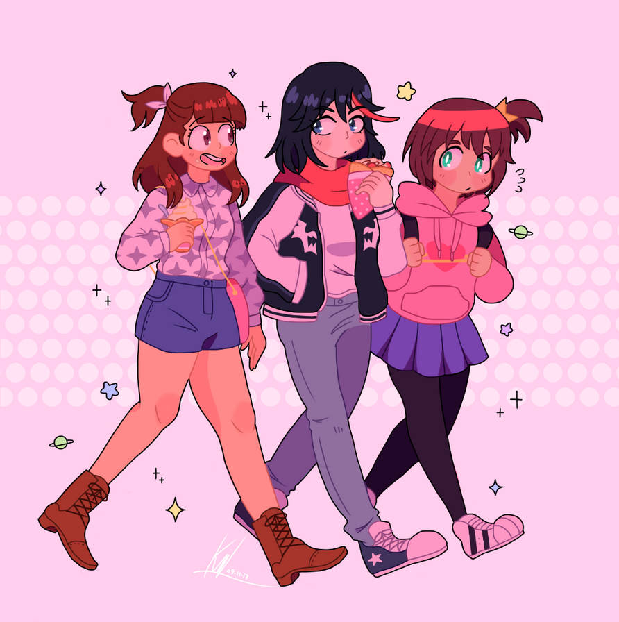 Trigger Girls by karlix-the-wiz on DeviantArt