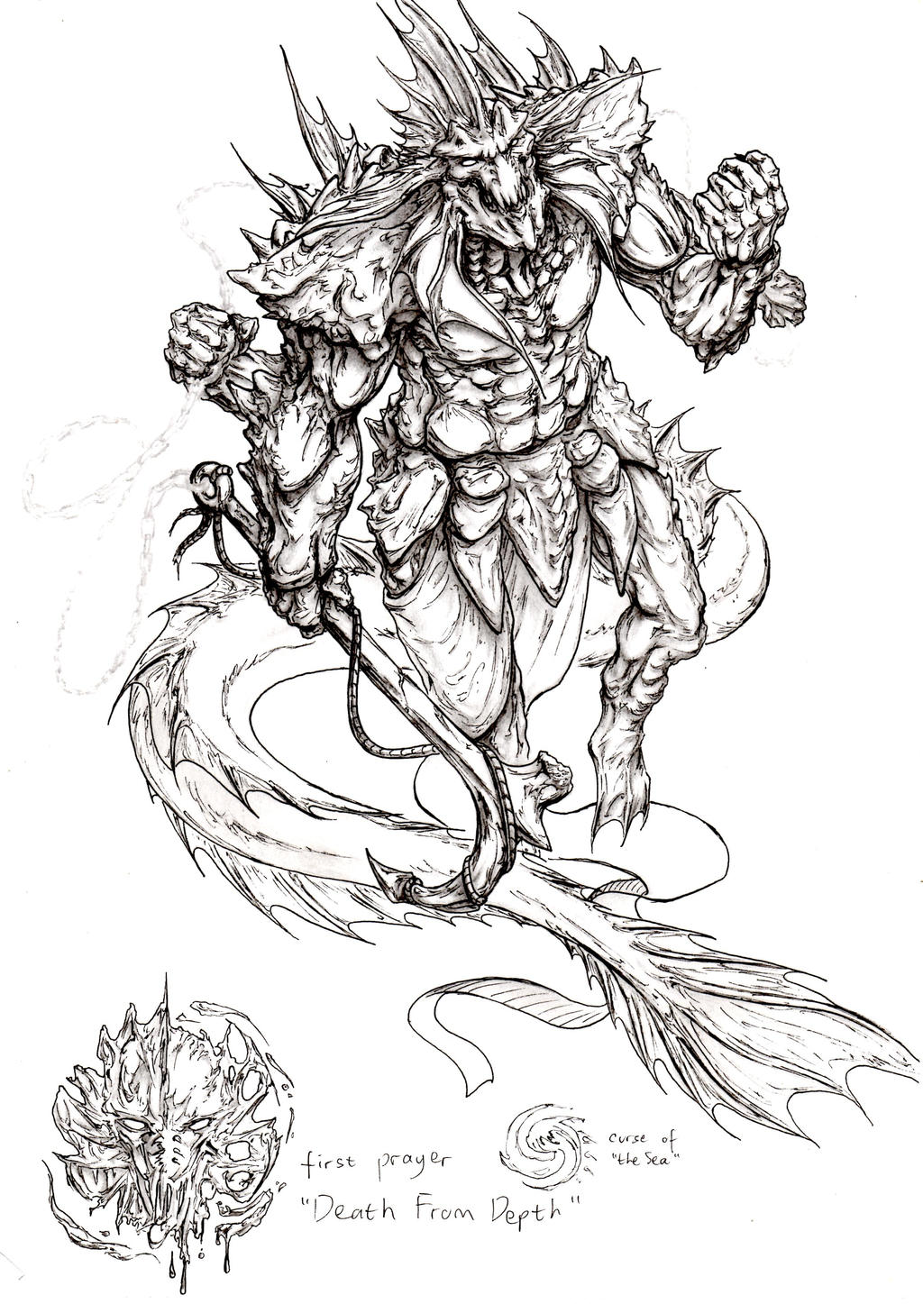 1st Invocation - Death from Depth by kingofthief1 on DeviantArt