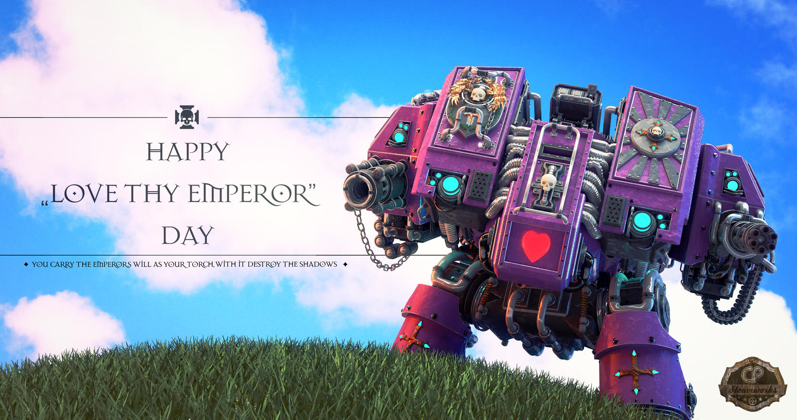 Warhammer Dreadnaught Valentine Card by CPSteamworks on DeviantArt