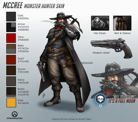 Overwatch - Monster Hunter McCree - Skin Concept