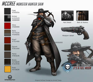 Overwatch - Monster Hunter McCree - Skin Concept