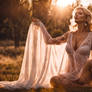Crossdressing mature man in see-thru nightie dawn