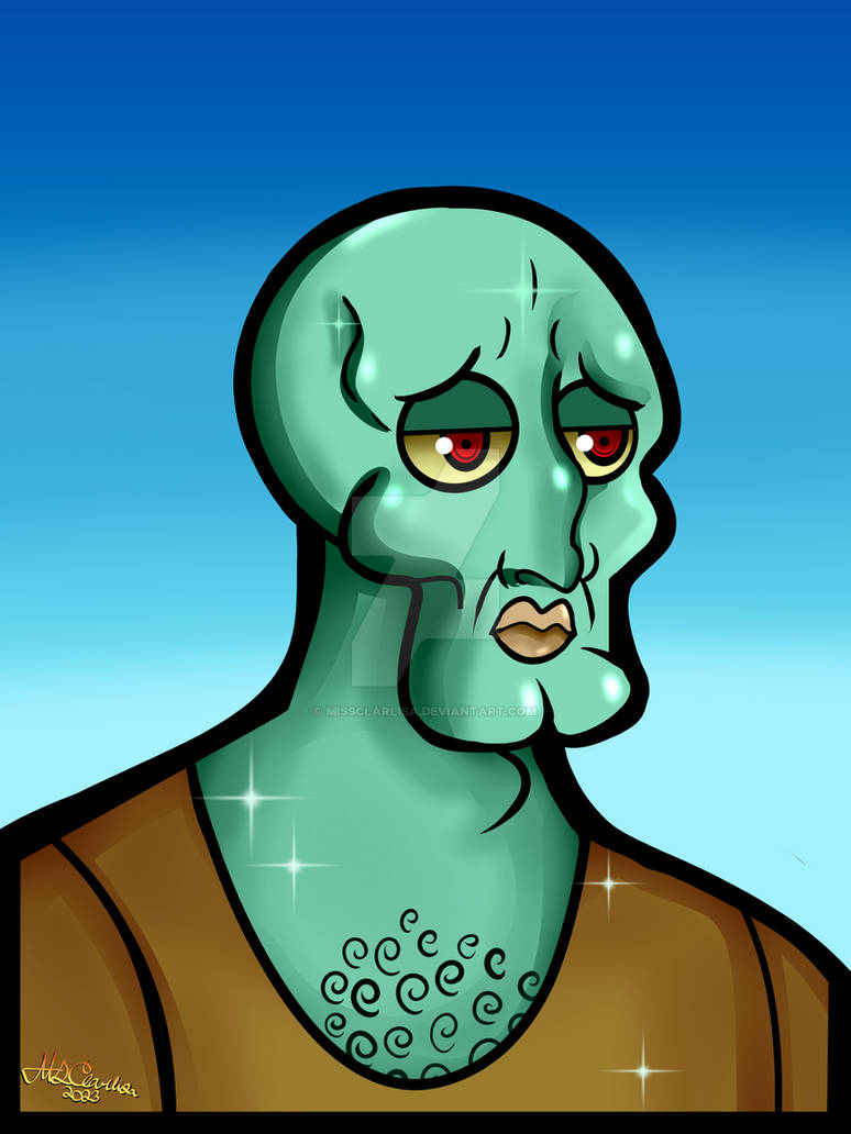 Handsome Squidward by MissClarlisa on DeviantArt