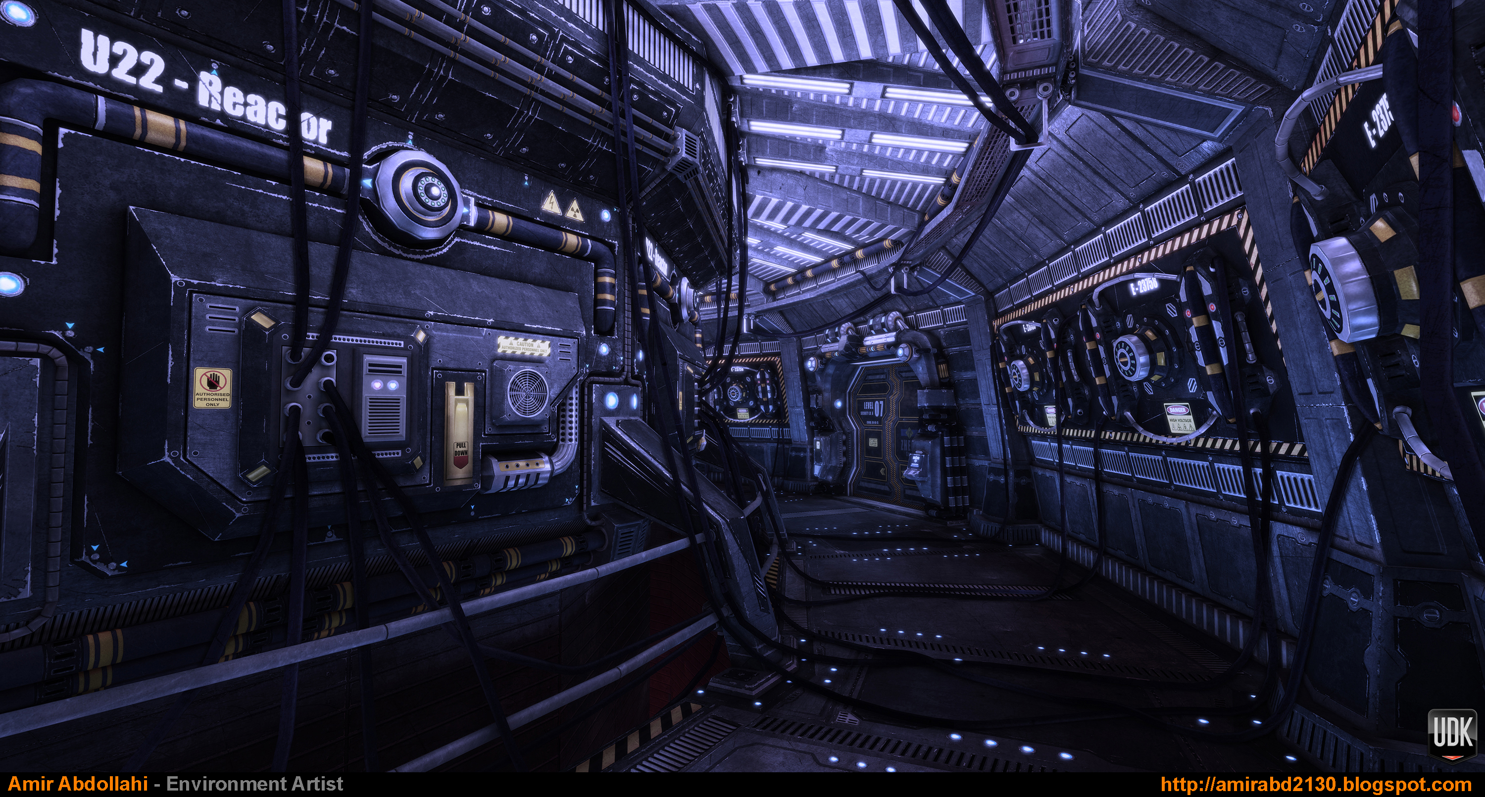 Sci Fi Corridor V 1 Udk By Amirabd2130 On Deviantart