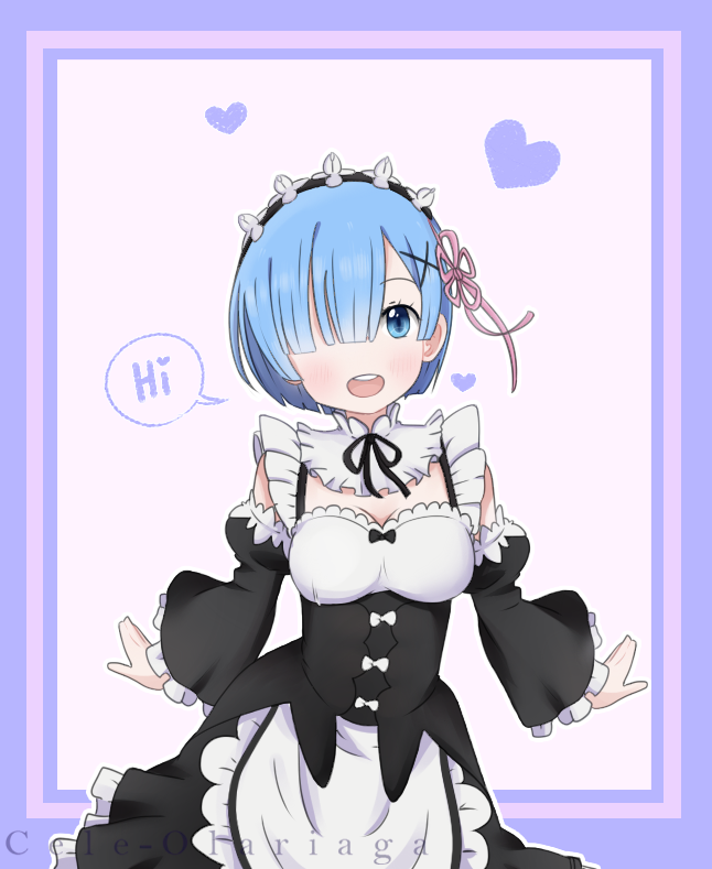 Rem (Re:Zero), Fanart  Anime, Anime girl, Kawaii anime