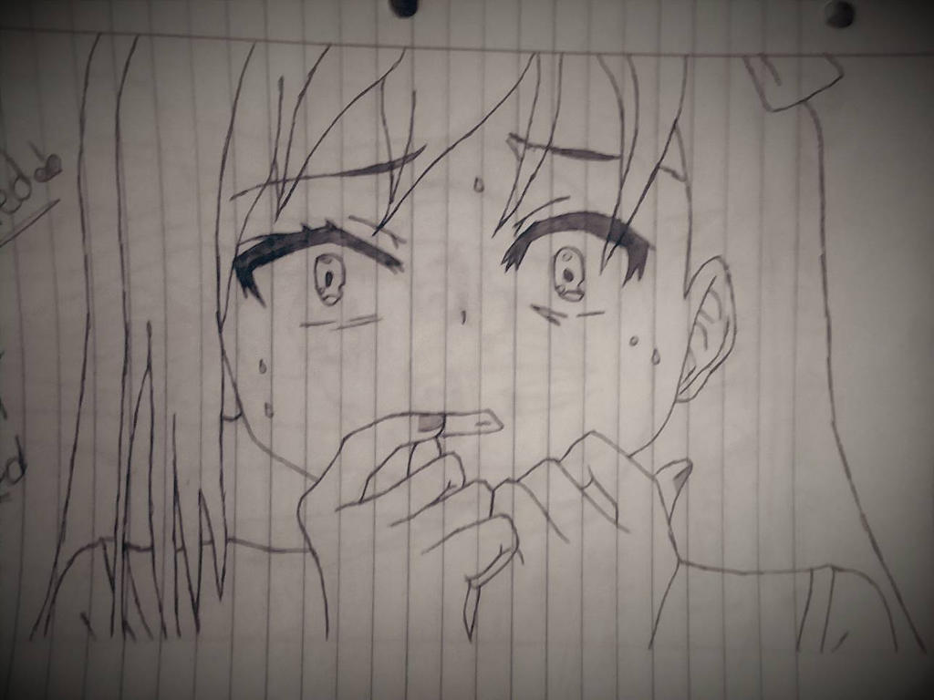 Anime Girl scared by Marykillian17 on DeviantArt