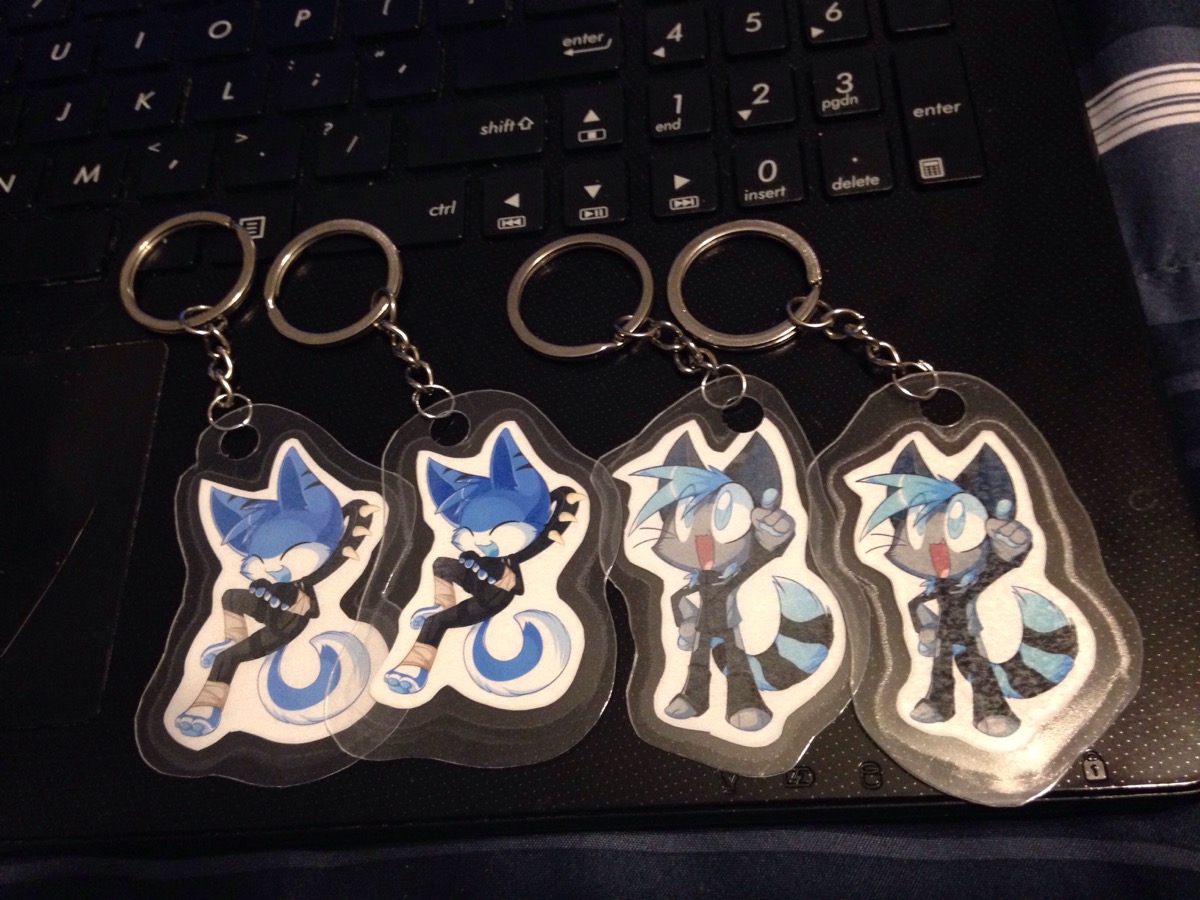 [Test] Kitty Keychains