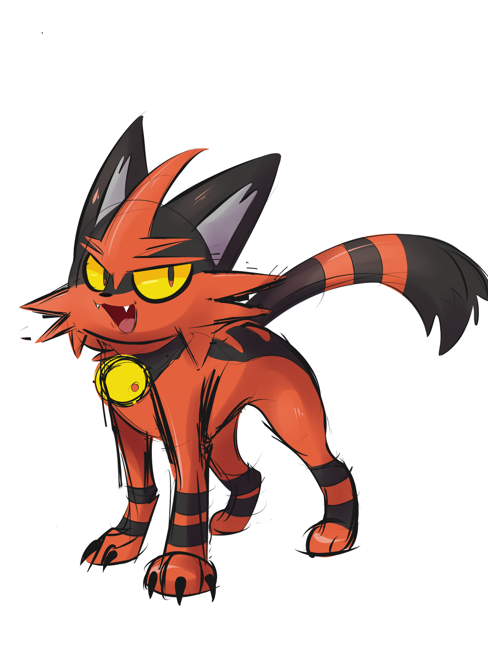 Pokemon Torracat By Void Shark On DeviantArt.