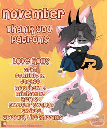 November Thank you ::PATREON::