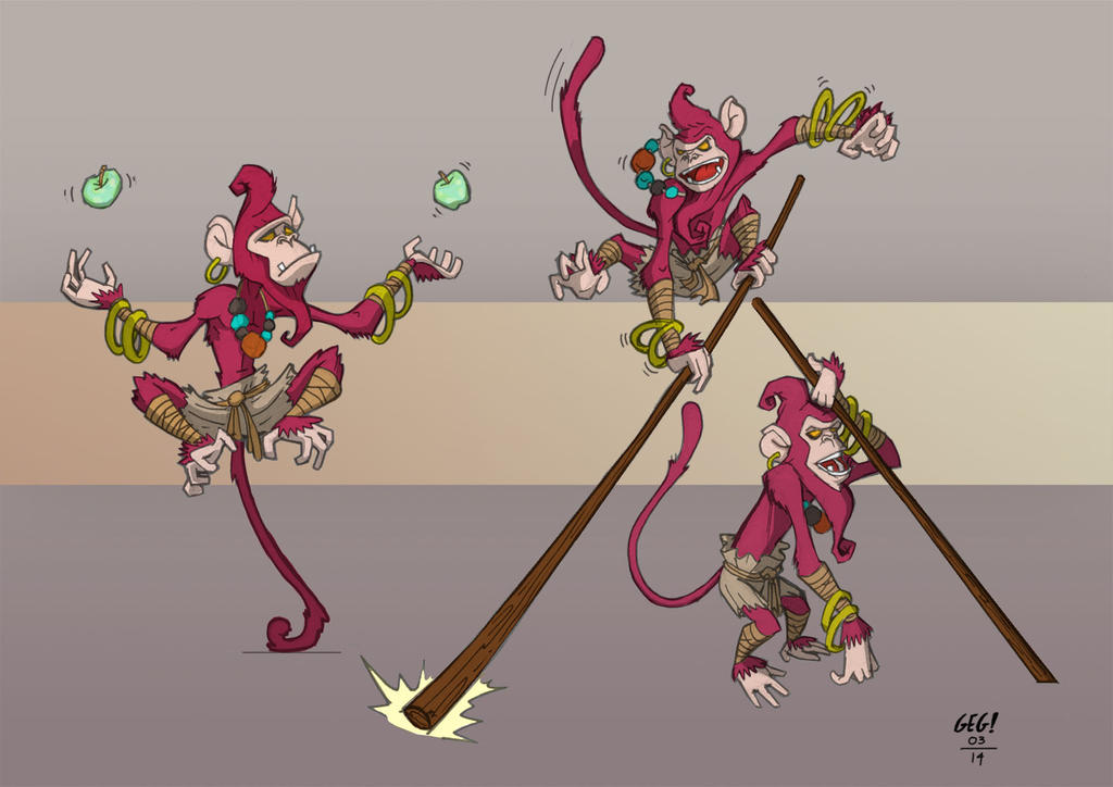 Monkey Form Deviantart Monkey Monk by gegidharmika on DeviantArt