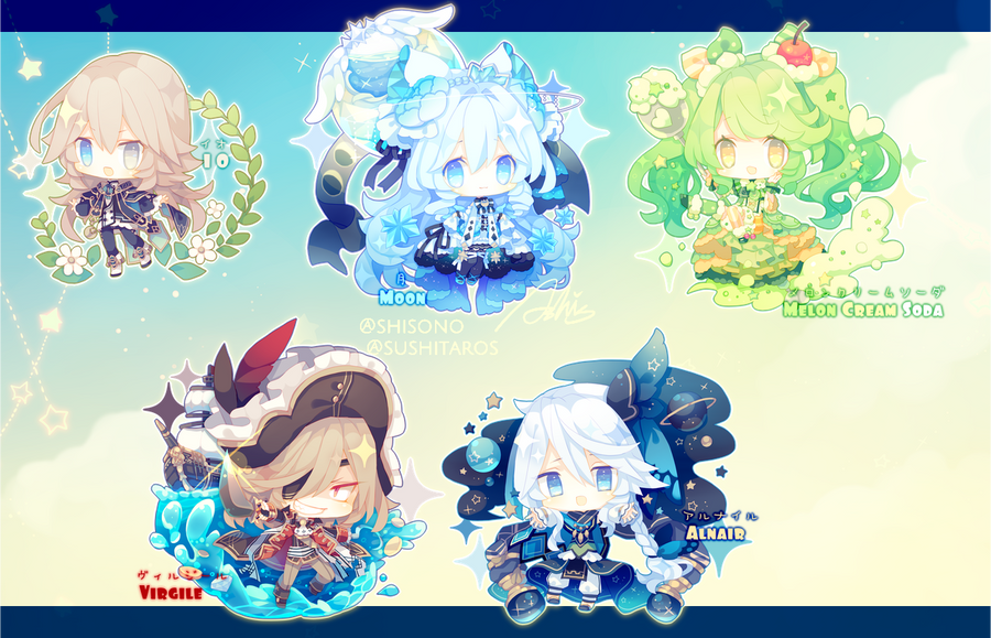 Chibi Computer Oc OC chibis by shisono on DeviantArt