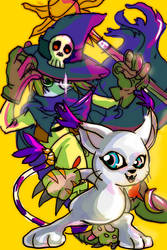 Gatomon and Wizardmon