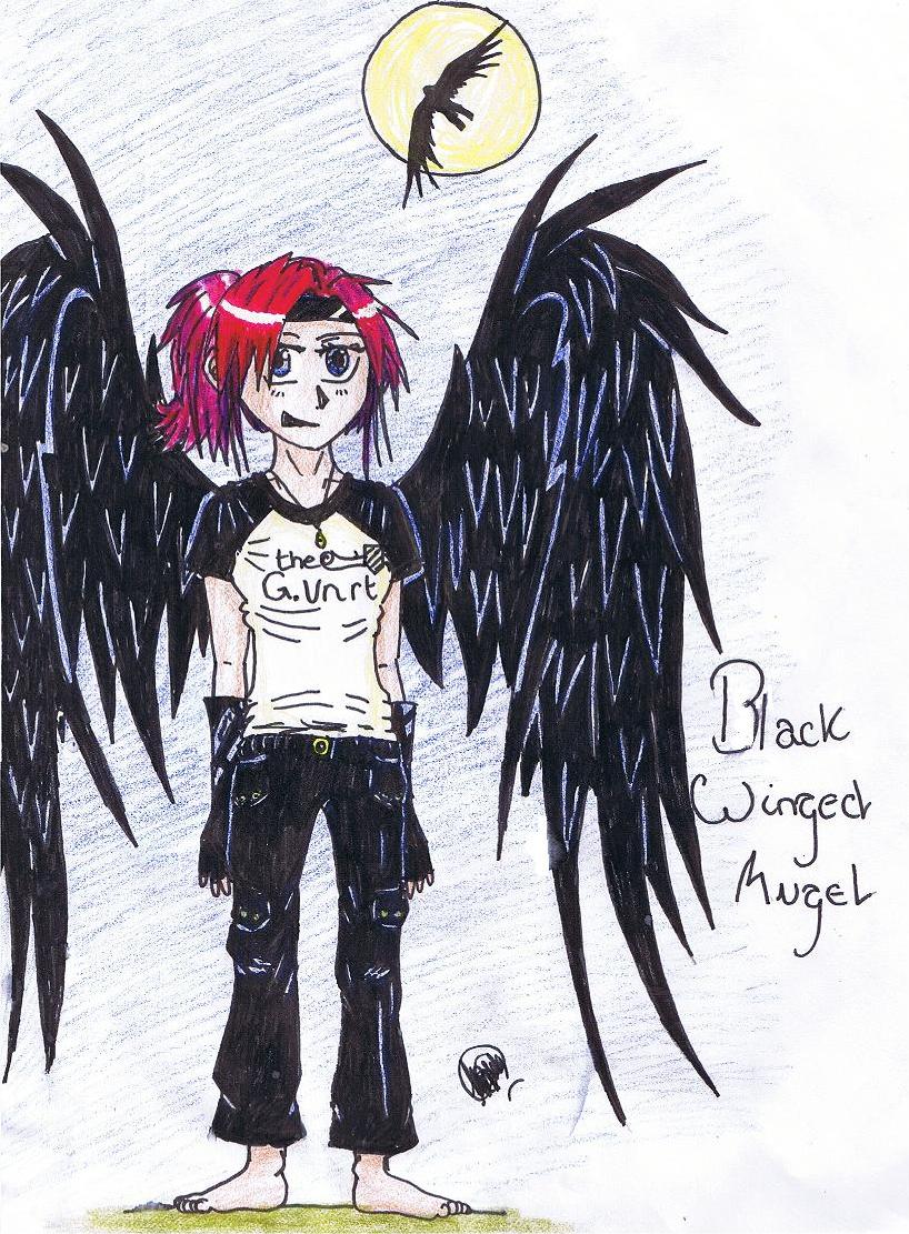 Black Winged Angel by TheBlackFalcon on DeviantArt