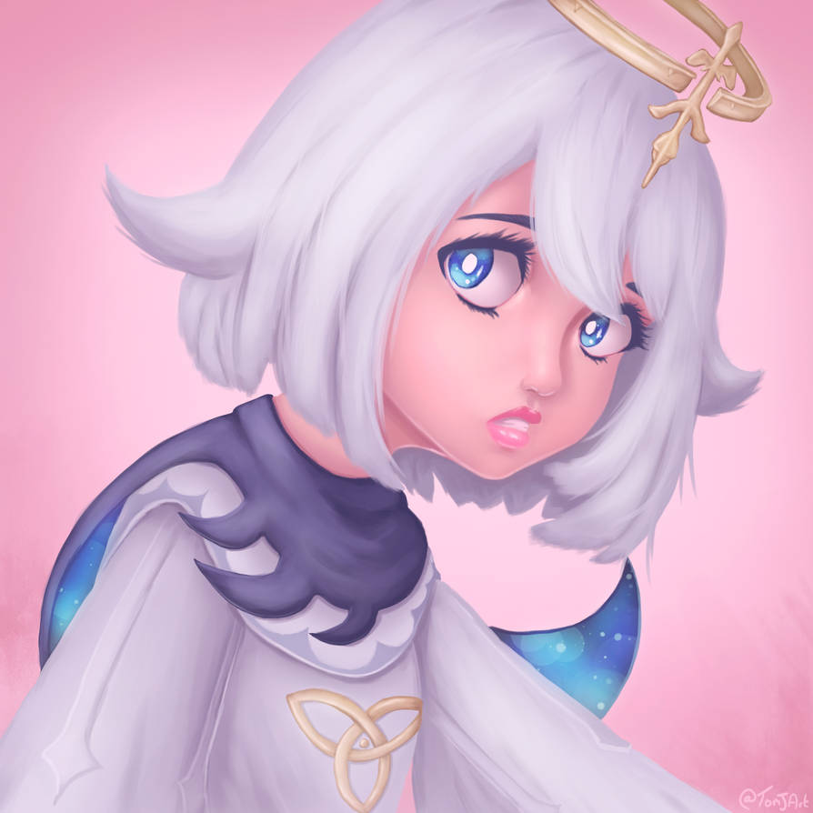 Paimon Genshin Impact Fanart by TomJART on DeviantArt