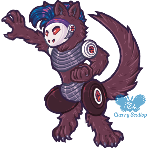Mini Dandelion (Protogen Form) by CherryScallop on DeviantArt