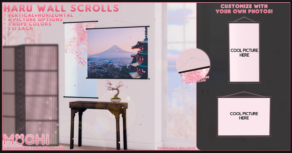 M O C H I // Haru Wall Scrolls by Bunni-Blossom on DeviantArt