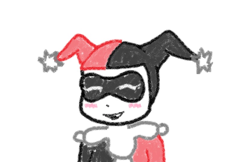 Crayon Harley Quinn