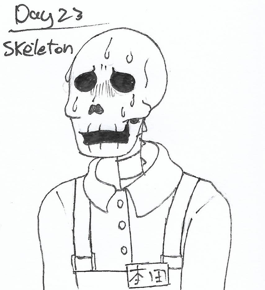 Beastober day 23: Skeleton by animecat33 on DeviantArt