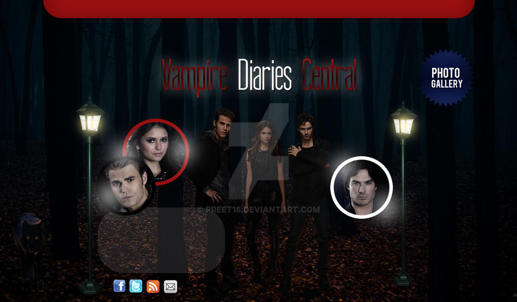 Vampire Diaries Header by preet16 on DeviantArt