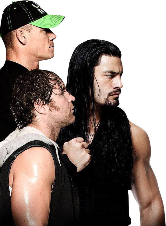 John Cena Roman Reigns Dean Ambrose 7 28 14 Png By