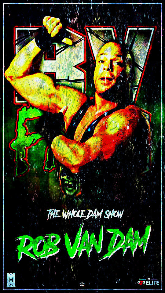 Rob Van Dam Custom Mobile Wallpaper by AmbriegnsAsylum16 on DeviantArt