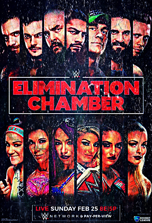 WWE Elimination Chamber 2018 Poster Wallpaper by AmbriegnsAsylum16 on  DeviantArt