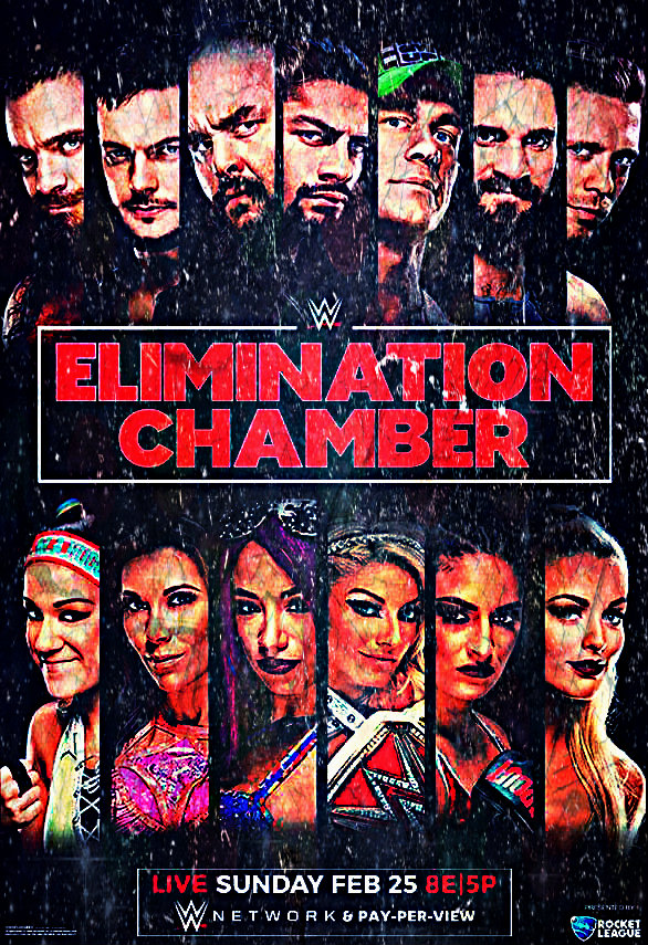 WWE Elimination Chamber 2018 Poster Wallpaper by AmbriegnsAsylum16 on DeviantArt WWE Elimination Chamber 2018 Poster Wallpaper by AmbriegnsAsylum16 on DeviantArt