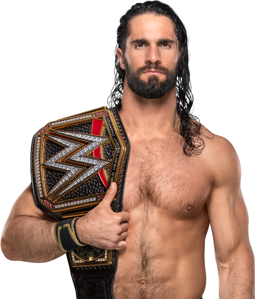 Seth Rollins Wwe Champion 2019 Custom Png By -