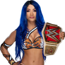 Sasha Banks 2019 RAW Women's Champion (Custom) PNG