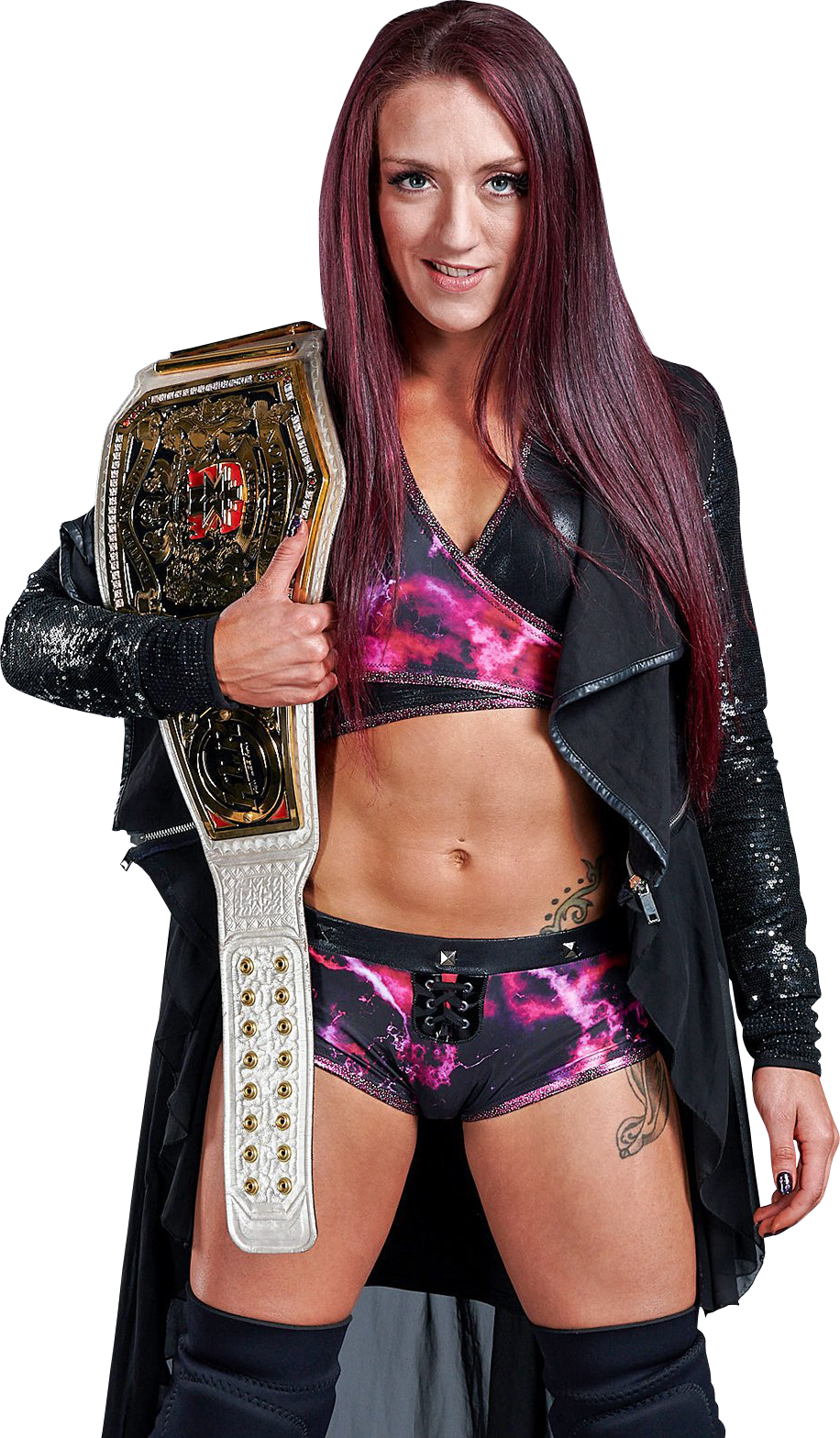 Kay Lee Ray NXT UK Women's Champ 2019 PNG by AmbriegnsAsylum16 on DeviantArt