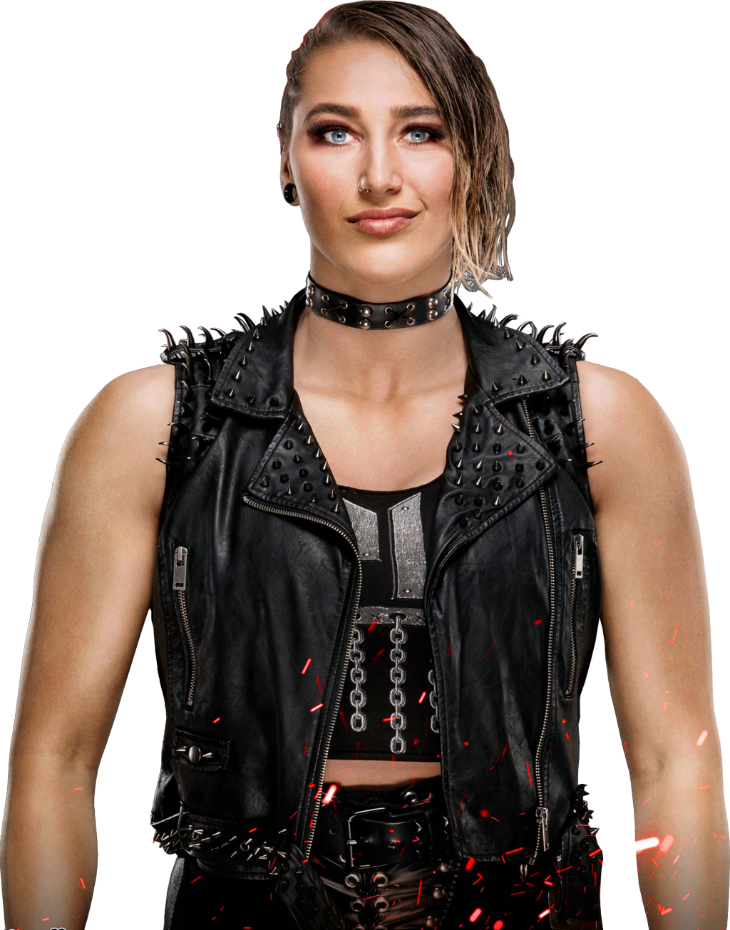 Rhea Ripley NXT UK Women's Champion 2018 PNG by AmbriegnsAsylum16