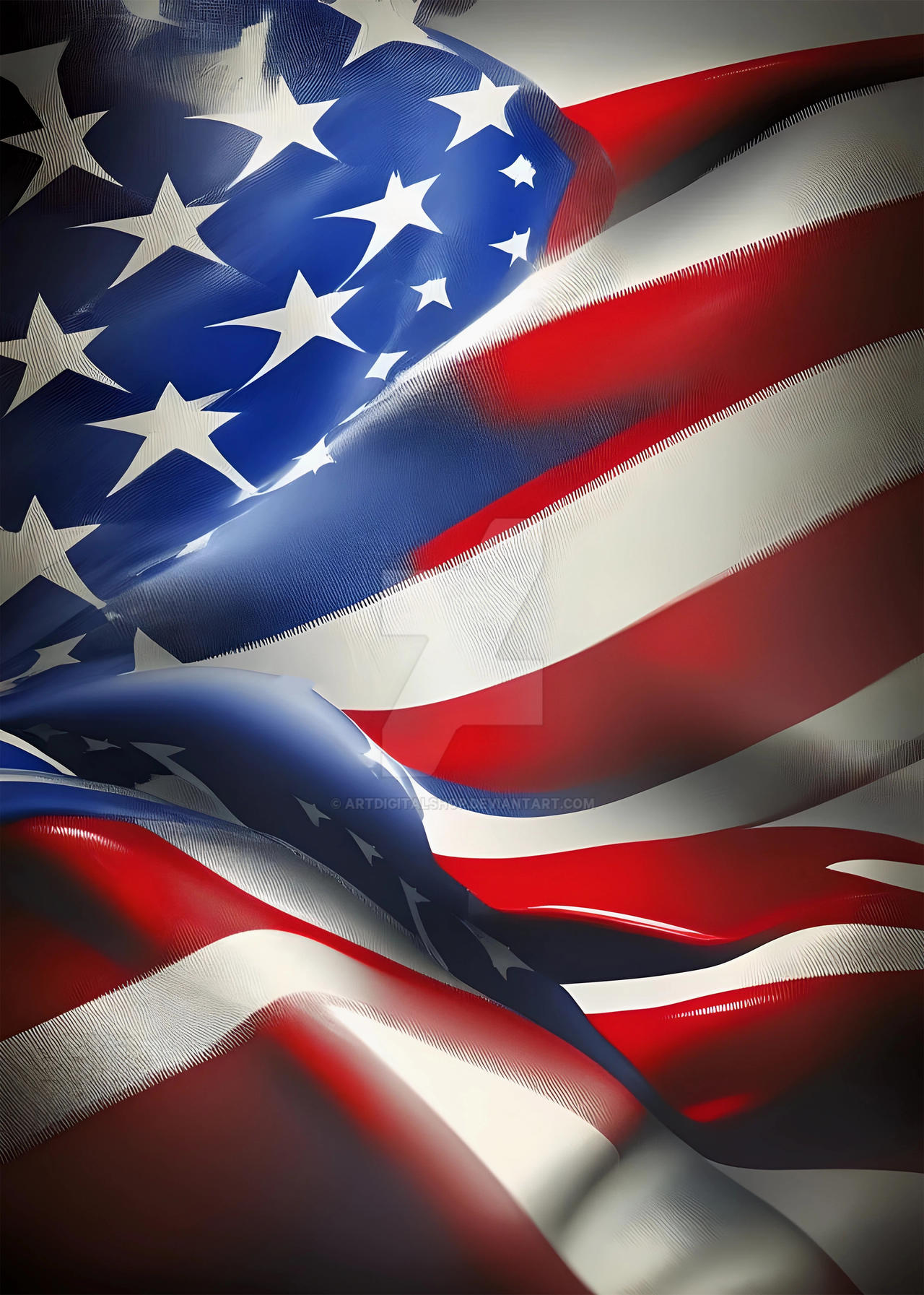 American Flag Illustrator Pattern at Elias Hull blog