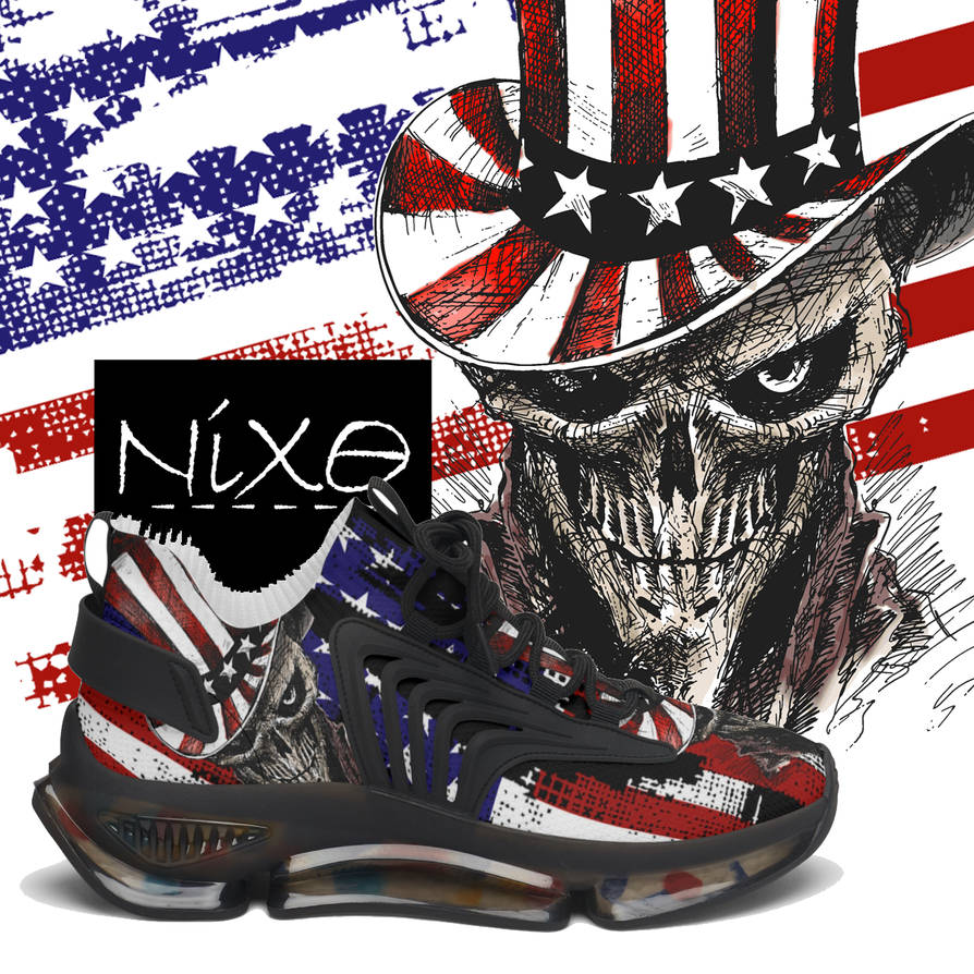 Patriotic Independence Day Mesh Sneakers by ArtDigitalShop on DeviantArt