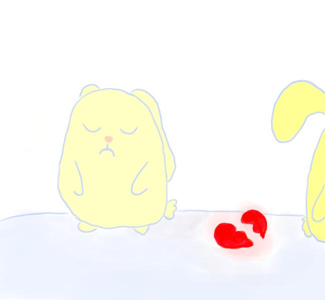 Broken Heart Rabbit Broken Bunny Heart by geniegirl on DeviantArt