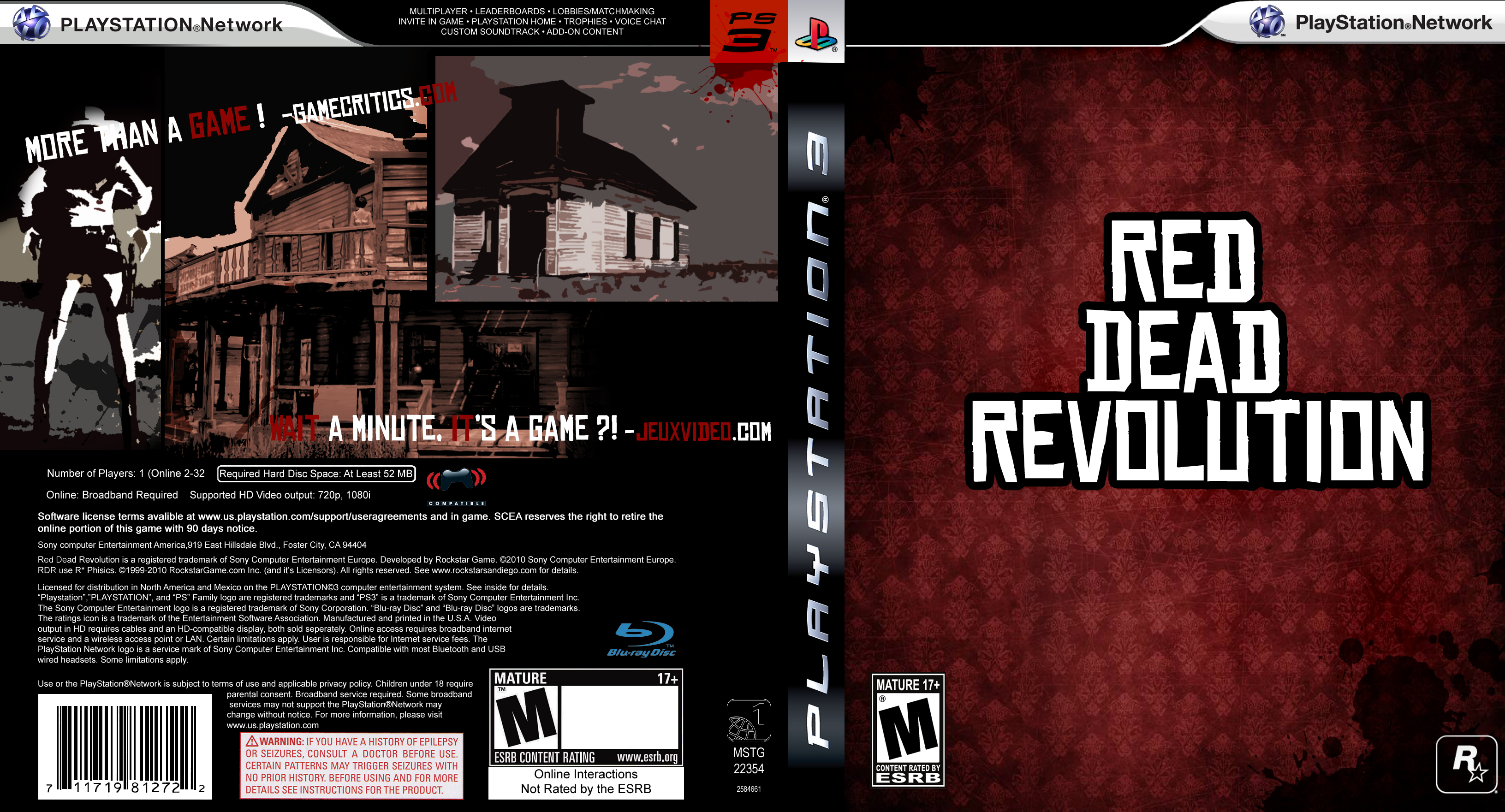 Red Dead Redemption PS3 cover variation 1 by Domestrialization on DeviantArt