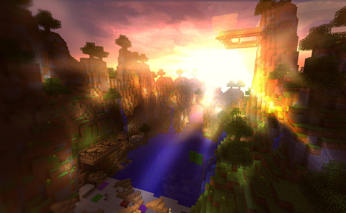 sunrisemine - blog Images High Quality Grahic MineRising - Minecraft Sunrise by MuuseDesign on DeviantArt