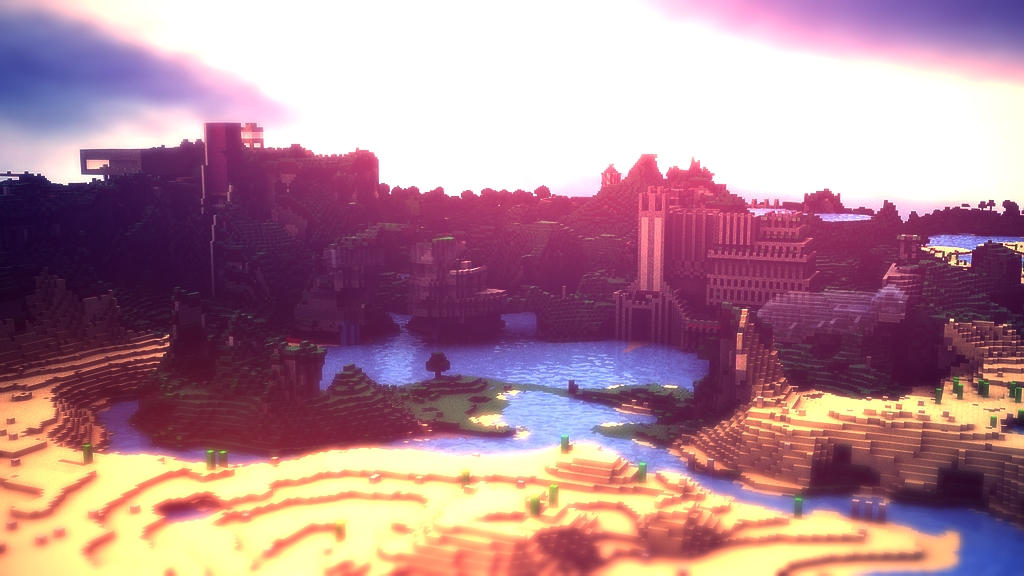 Minecraft Landscape - II by MuuseDesign on DeviantArt