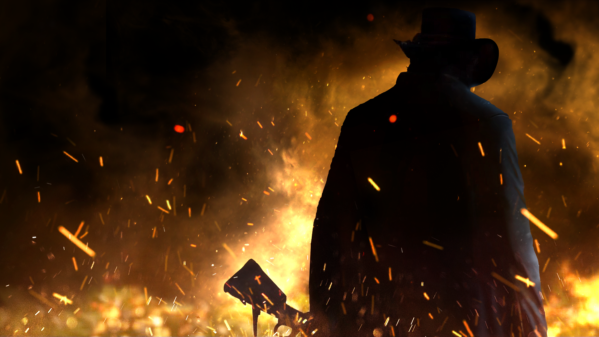 Red dead redemption 2 themed wallpaper