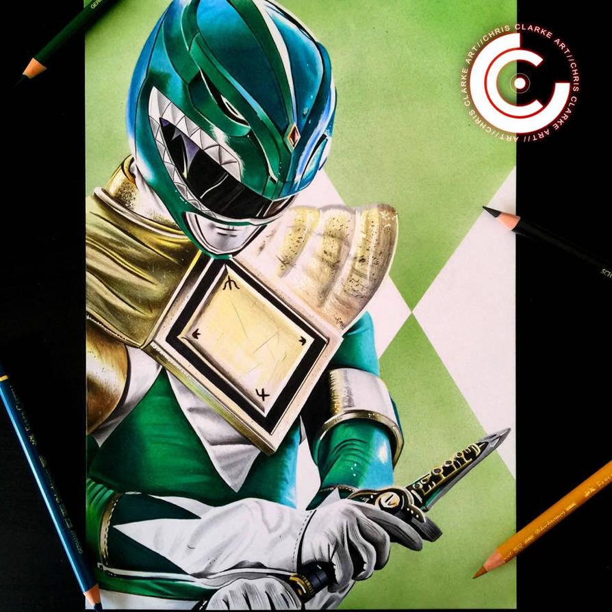 The green Ranger by clarke-art on DeviantArt