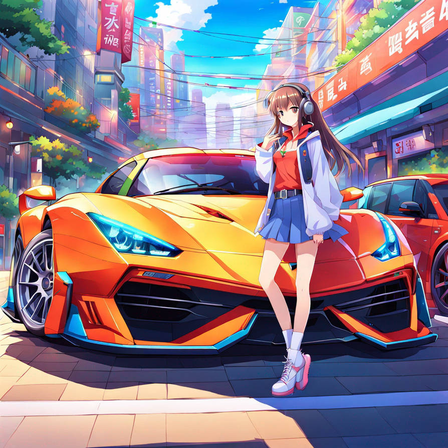 Deviantart Woman Car Girl and super car by tiotork on DeviantArt