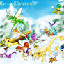 Pokemon Christmas fanart 2007