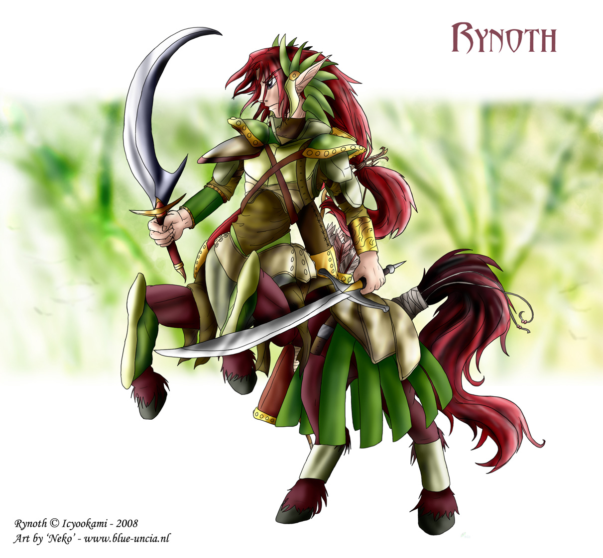 Icyookami OC contest - Rynoth